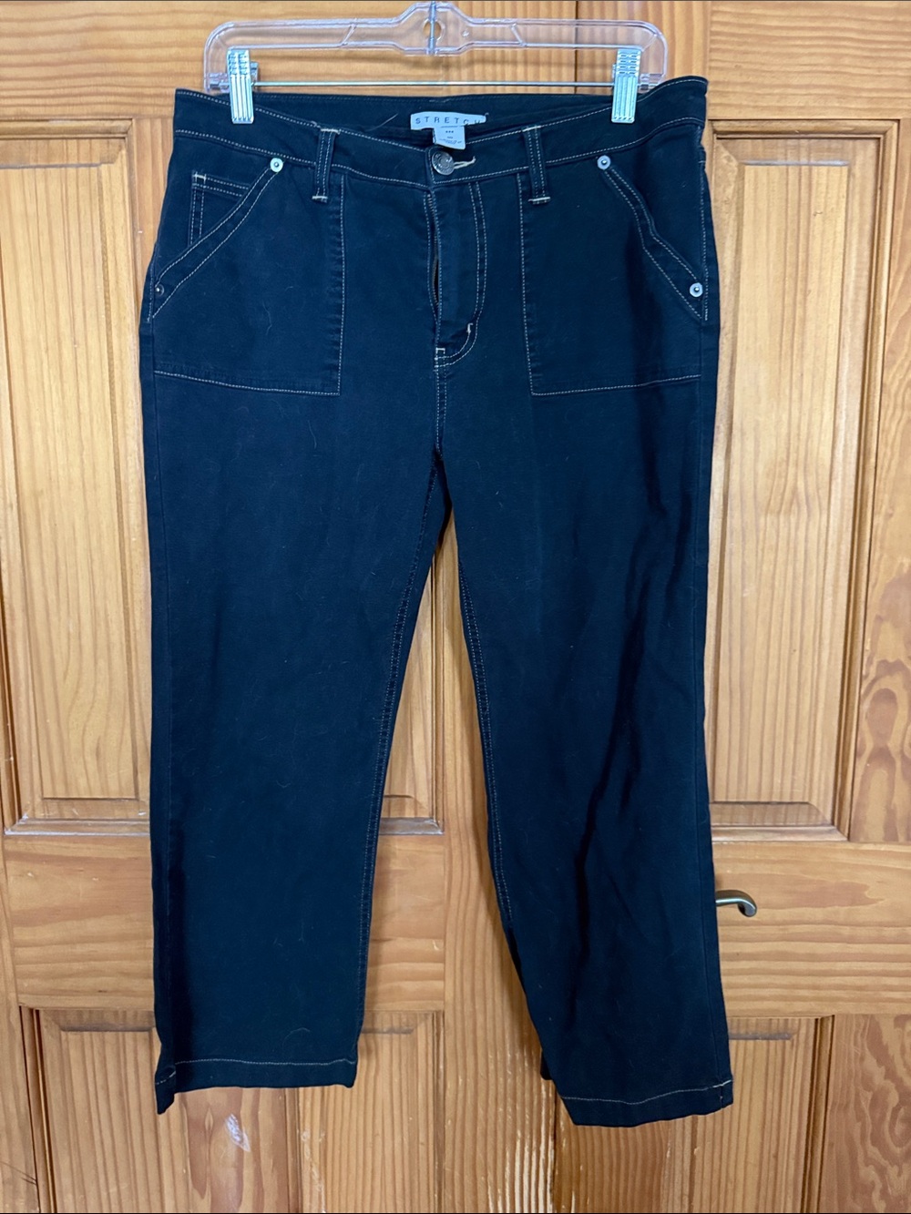 GAP Black Cropped Ankle Jeans